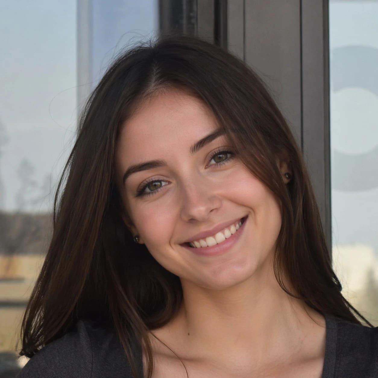 Portrait of a young mother