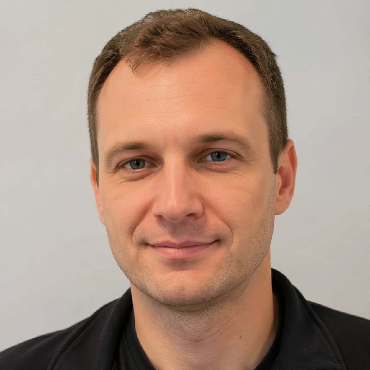 Portrait of a smiling grandfather